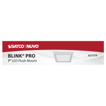 BLINK 11W LED 7" SQ WHITE - 62-1714