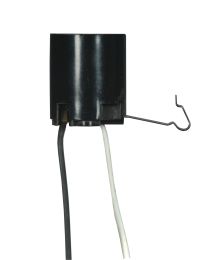 BLK MED BASE PHENOLIC SKT - 80-2162