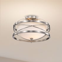 GINGER - 2 LT SEMI FLUSH - 60-5331