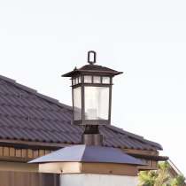 COVE NECK 1LT OUTDOOR SM POST - 60-5955
