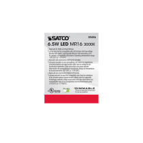 6.5MR16/LED/40'/30K/12V - S9496