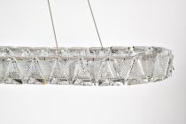 ASHER 36" OVAL CRYSTAL PENDANT - 62-2443