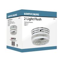 2 LT MEDIUM FLUSH MOUNT DRUM - 60-6027