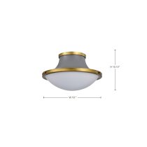 LAFAYETTE 3 LIGHT 18" FLUSH - 60-7916