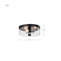 CLARKSVILLE 15" FLUSH MOUNT - 60-8065