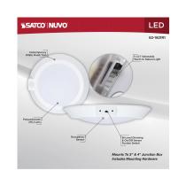 10" LED DISK LIGHT W/ OCC WHIT - 62-1821R1