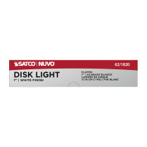 7" LED DISK LIGHT W/ OCC WHITE - 62-1820