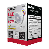 6.5MR16/LED/40'/27K/120V/GU10 - S9382