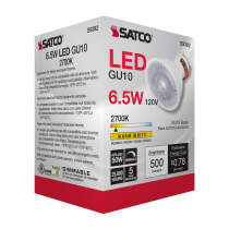 6.5MR16/LED/40'/27K/120V/GU10 - S9382
