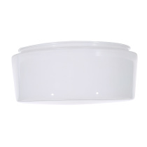 8" WHT DRUM GLASS - 50-335