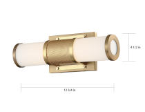 CAPER LED 12" VANITY - 62-1601