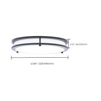 LED GLAMOUR BL 13" FLUSH - 62-1976