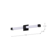 BRIGHTWYN 24" LED VANITY - 62-2621