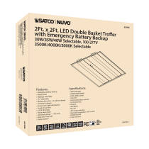 2X2 EM DOUBLE BASKET TROFFER - 65-696