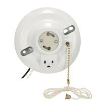 GU24 P.C. WHT PHENOLIC CEILING - 90-2484
