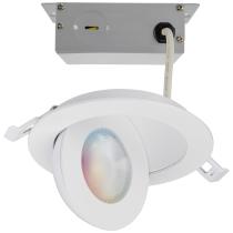9WLED/GBL/4/RGBW/RND/WH - S11293