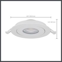 9WLED/GBL/4/RGBW/RND/WH - S11293