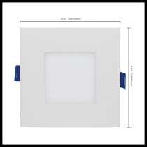 9WLED/DW/4/RGBTW/SQ/WH - S11561