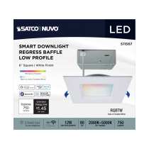 12WLED/DW/6/RGBTW/SQ/RD/WH - S11567