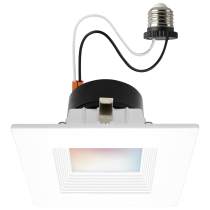 10.5WLED/RDL/4/RGBTW/SQ/WH - S11569