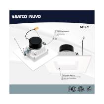 13WLED/RDL/5-6/RGBTW/SQ/WH - S11571