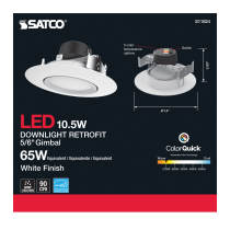 10.5WLED/DIR/5-6/90'/CCT-SEL - S11824
