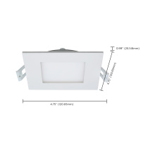 10WLED/DW/EL/4/CCT-SEL/SQ/RD - S11829R1