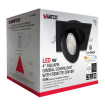 9WLED/GBL/4/CCT/SQ/BLK - S11843