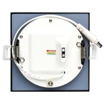 10WLED/DW/4/CCT-SEL/SQ/RD/BK - S11876