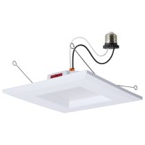 10WLED/DLR/5-6/5CCT/E/SQ/WH - S12605