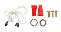 WHITE WIRED FAN KIT CANDELABRA - SF77-461