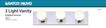 3 LIGHT 18" VANITY STRIP - 60-6112