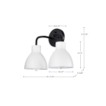SLOAN 2 LIGHT VANITY - 60-6785