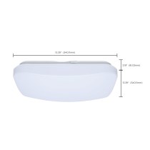 14" SQUARE LED CLOUD W/SENSOR - 62-1857