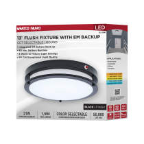 LED EM 13" GLAMOUR FLUSH - 62-1891
