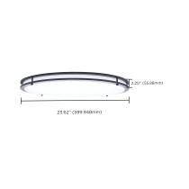 LED GLAMOUR BL 24" FLUSH - 62-1978