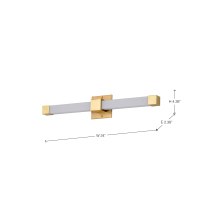 BRIGHTWYN 24" LED VANITY - 62-2631