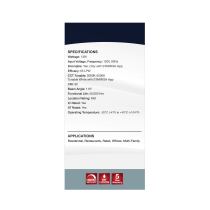 13WLED/RDL/5-6/RGBTW/RND/WH - S11570