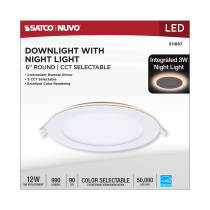 12WLED/DW/6/CCT-SEL/RND/RD/NL - S11887