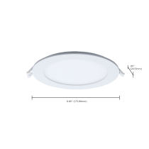 12WLED/DW/6/CCT-SEL/RND/RD/NL - S11887