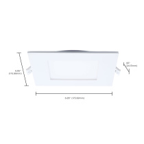 12WLED/DW/6/CCT-SEL/SQ/RD/NL - S11889
