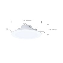 10WLED/DLR/6/CCT-SEL/WF/RND/WH - S11892