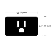 15A/SMART-PLUG/SF/DIM (RECTANG - S11270