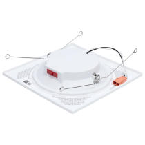 8WLED/DLR/5-6/5CCT/E/SQ/WH - S12603