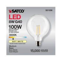 8G40/CL/LED/E26/930/120V - S21258