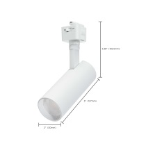 10W CCT LED TRK 36 WHT J-STYLE - TH5001