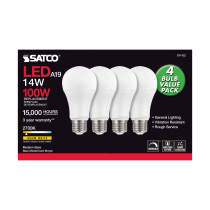 14A19/LED/827/120V/D/4PK - S11422