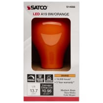 8A19/ORANGE/LED/E26/120V - S14988