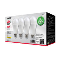 15.5A19/LED/27K/ND/120V/4PK - S28789