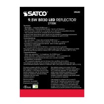 9.5BR30/LED/2700K/750L/120V/D - S9620